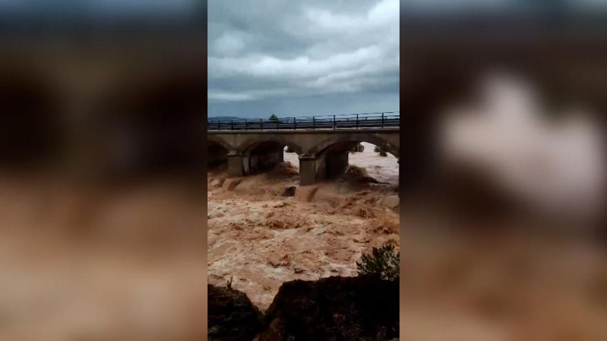 Impactantes imágenes de Castellón por las intensas lluvias