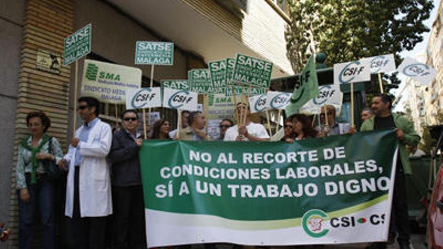 Distrito. Última protesta convocada por los profesionales.