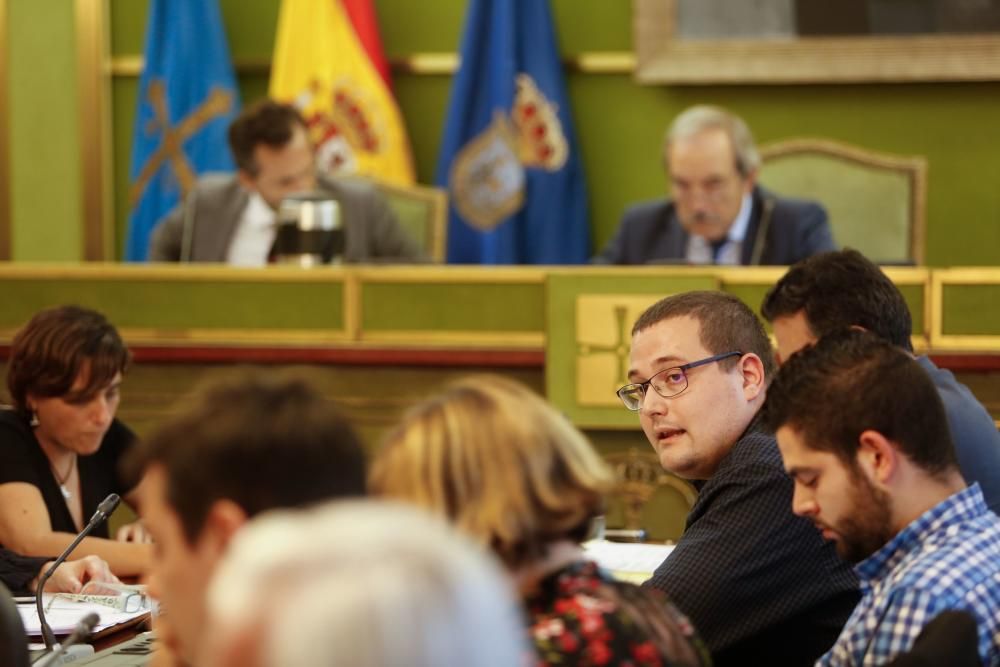 Plano en el Ayuntamiento de Oviedo