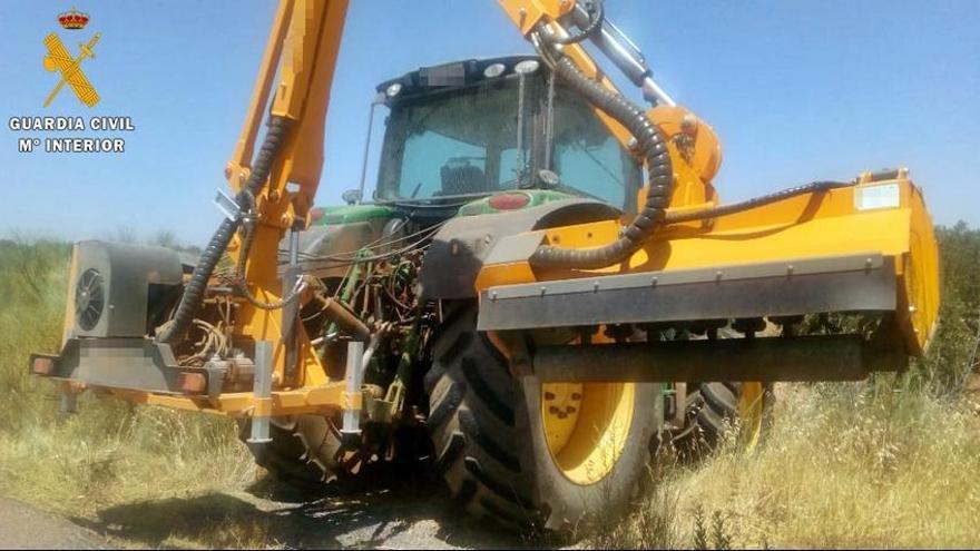 Investigado un tractorista por provocar un incendio forestal en Ribera del Fresno