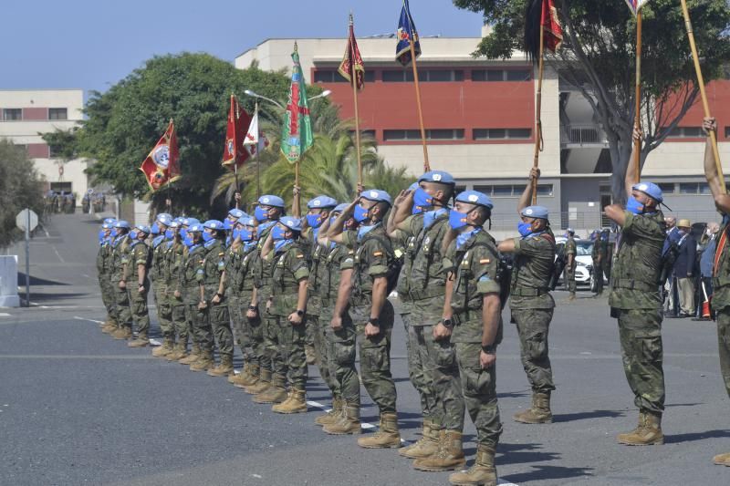 Despedida a militares que parten a Beirut en misión de Paz