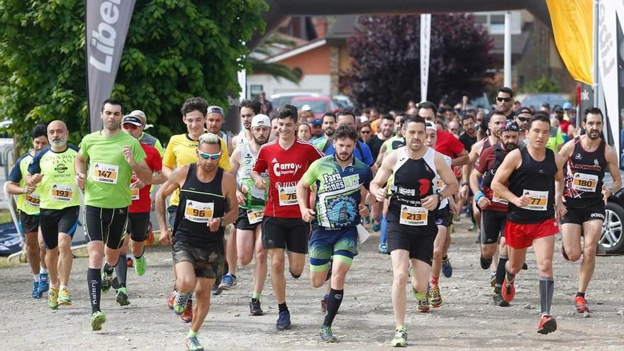 El trail marinero reúne a 250 corredores en Piedras Blancas