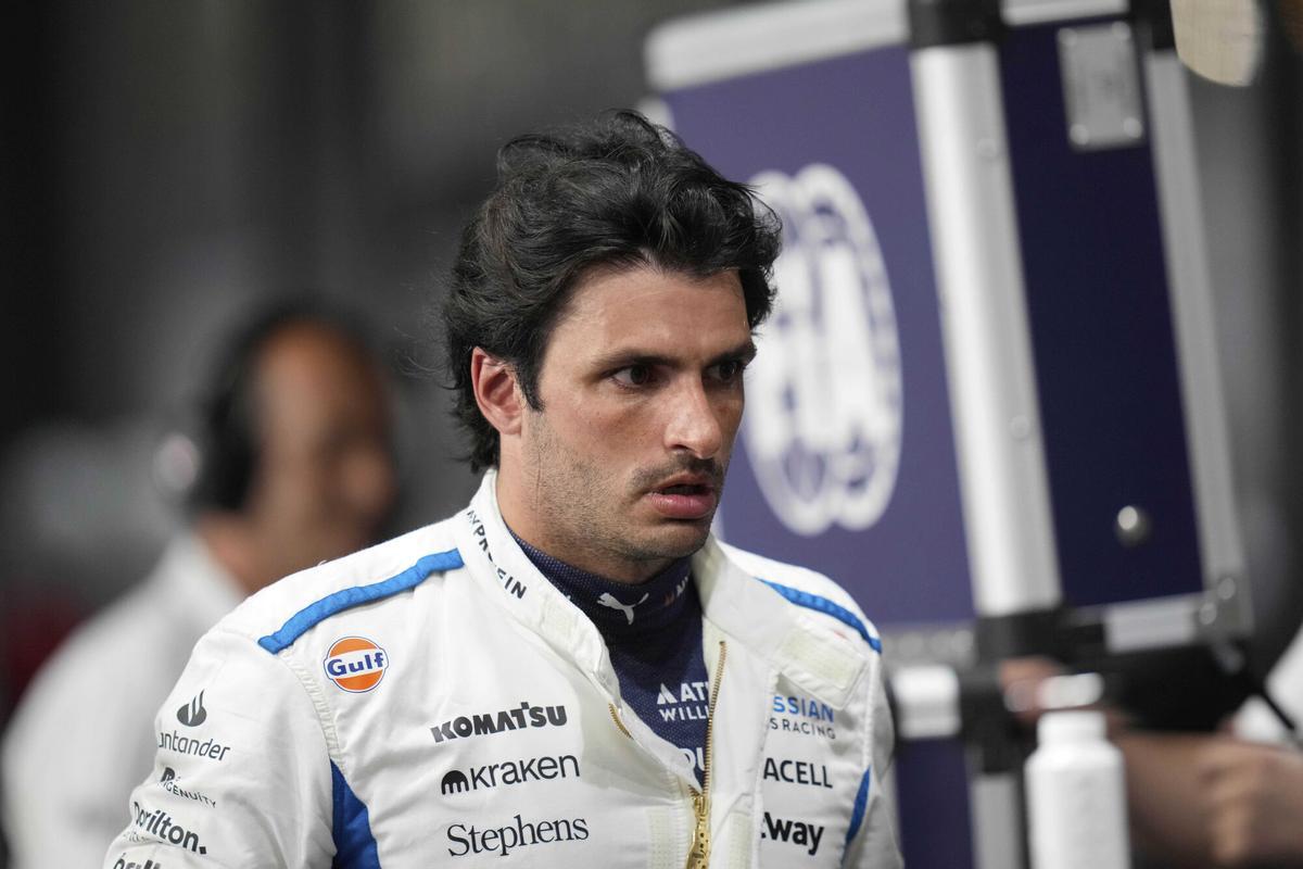 Carlos Sainz, con Williams en Jeddah