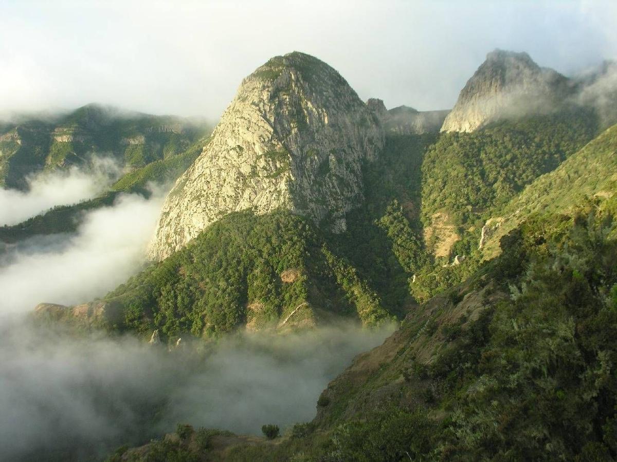 Roque de Garajonay, en La Gomera