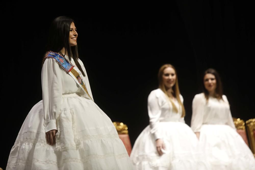 Ensayo de la exaltación de la fallera mayor de València 2020