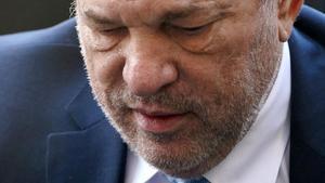 Harvey Weinstein, en el juicio por abusos sexuales en febrero, en Nueva York.