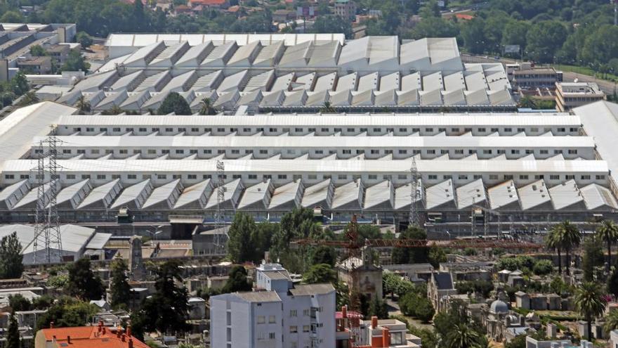 Vista de la planta de PSA en Balaídos. // Marta G. Brea