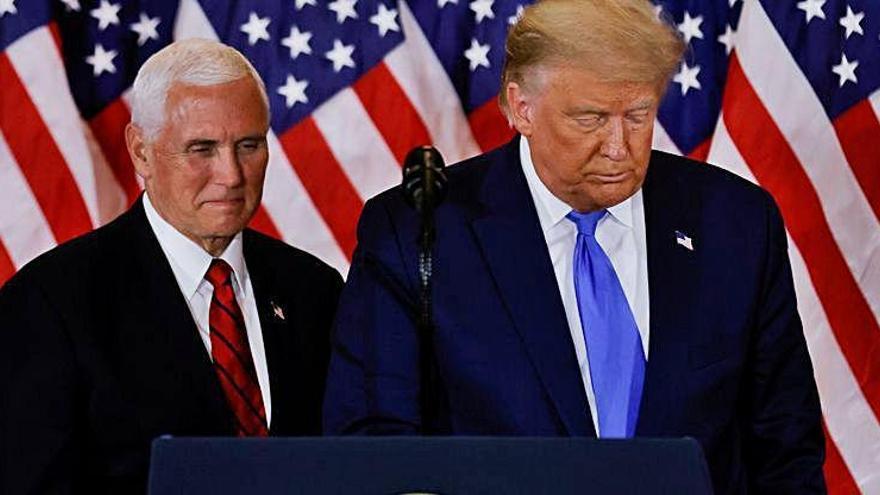 Donald Trump i Mike Pence, en una fotografia d&#039;arxiu