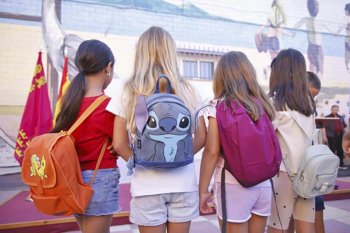 Vuelta al cole en un centro de Cartagena