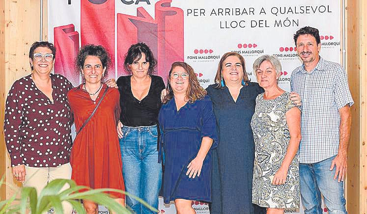Catalina Socies, Francesca Campanya, Vanesa Corrales, Ma. Magdalena Tortella, Maria Hernández y Tomeu Taberner.