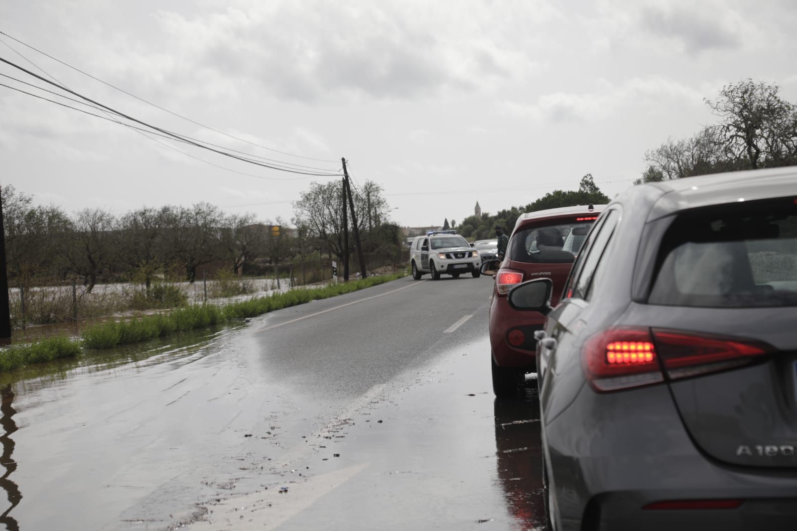 La gota fría provoca inundaciones en Santanyí