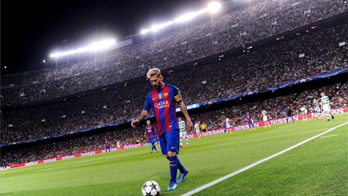 Leo Messi marcó un hat trick