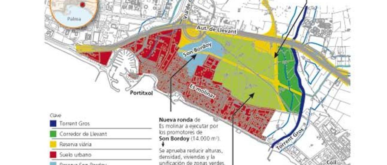 Zona de aumento de protección.