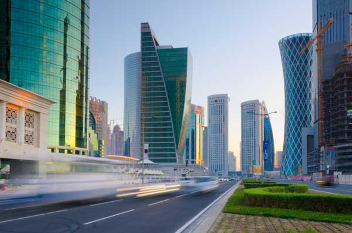 Torre Tornado en Doha.