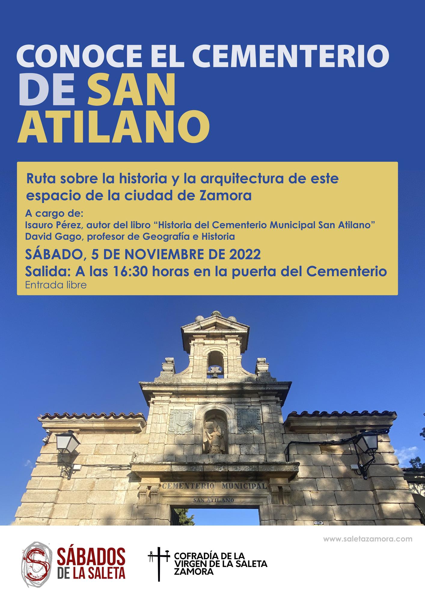 &quot;Conoce el Cementerio de San Atilano, ruta sobre la historia y la arquitectura de este espacio de la ciudad de Zamora&quot;