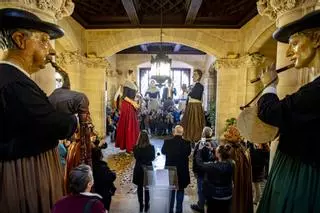 La lluvia descafeína la Trobada de Gegants en Palma