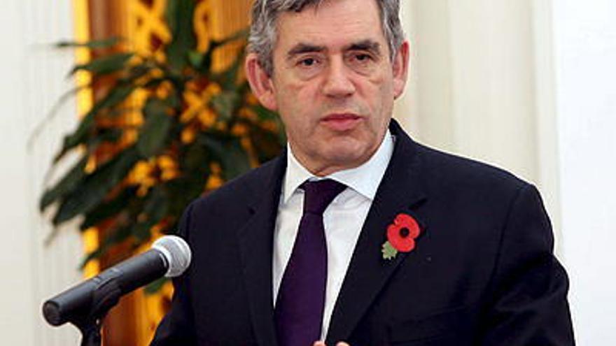 Fotografía de archivo de Gordon Brown.