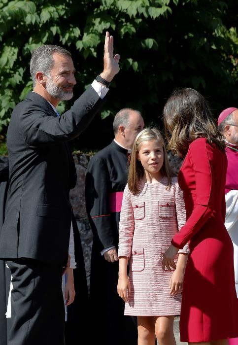 Visita de la Casa Real a Covadonga