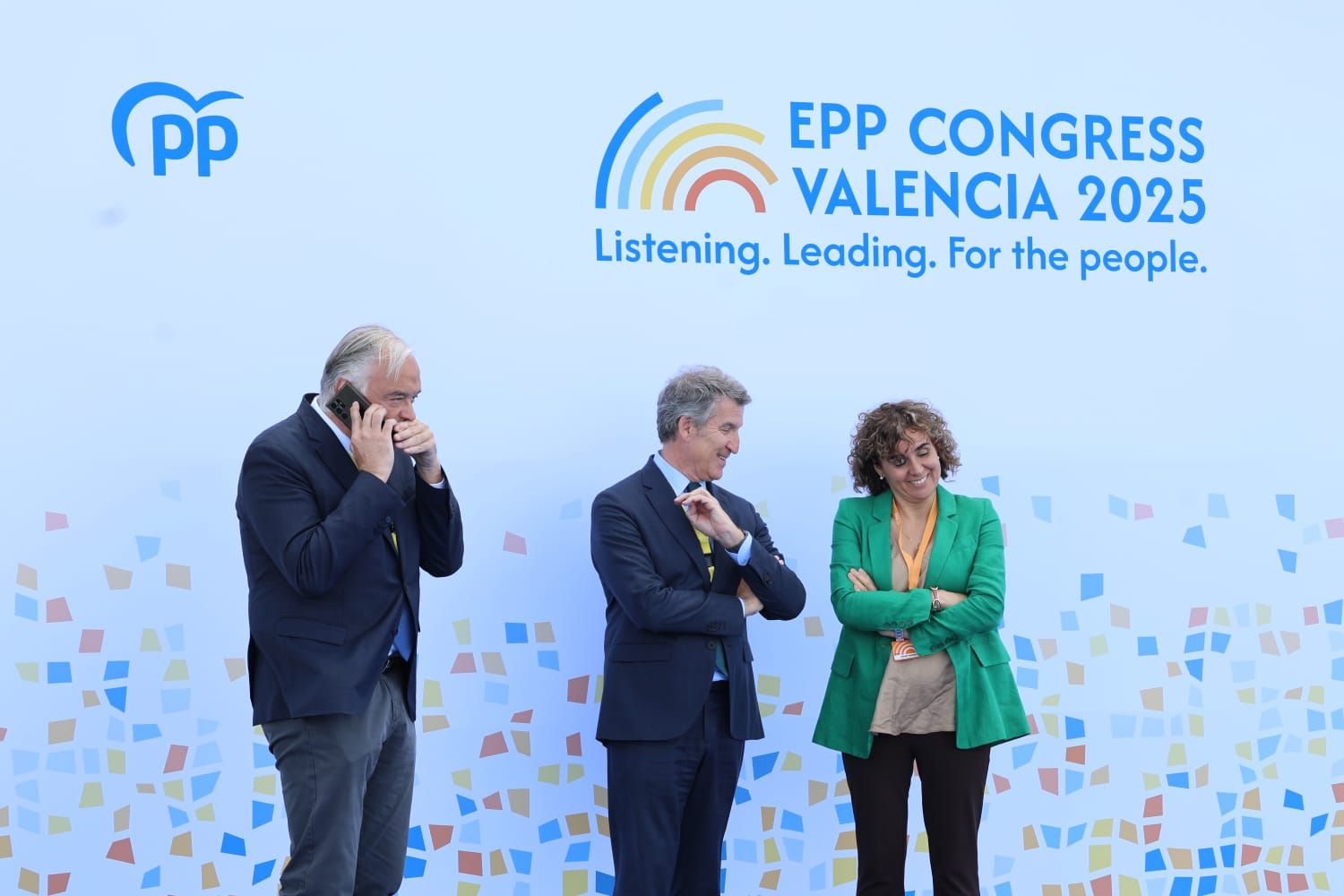 La primera jornada del congreso del PPE en València, en imágenes