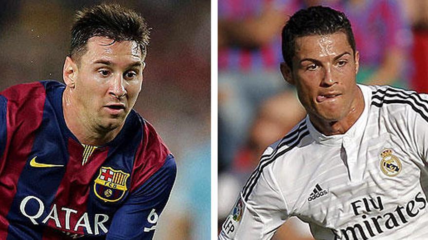 Messi y Cristiano Ronaldo.