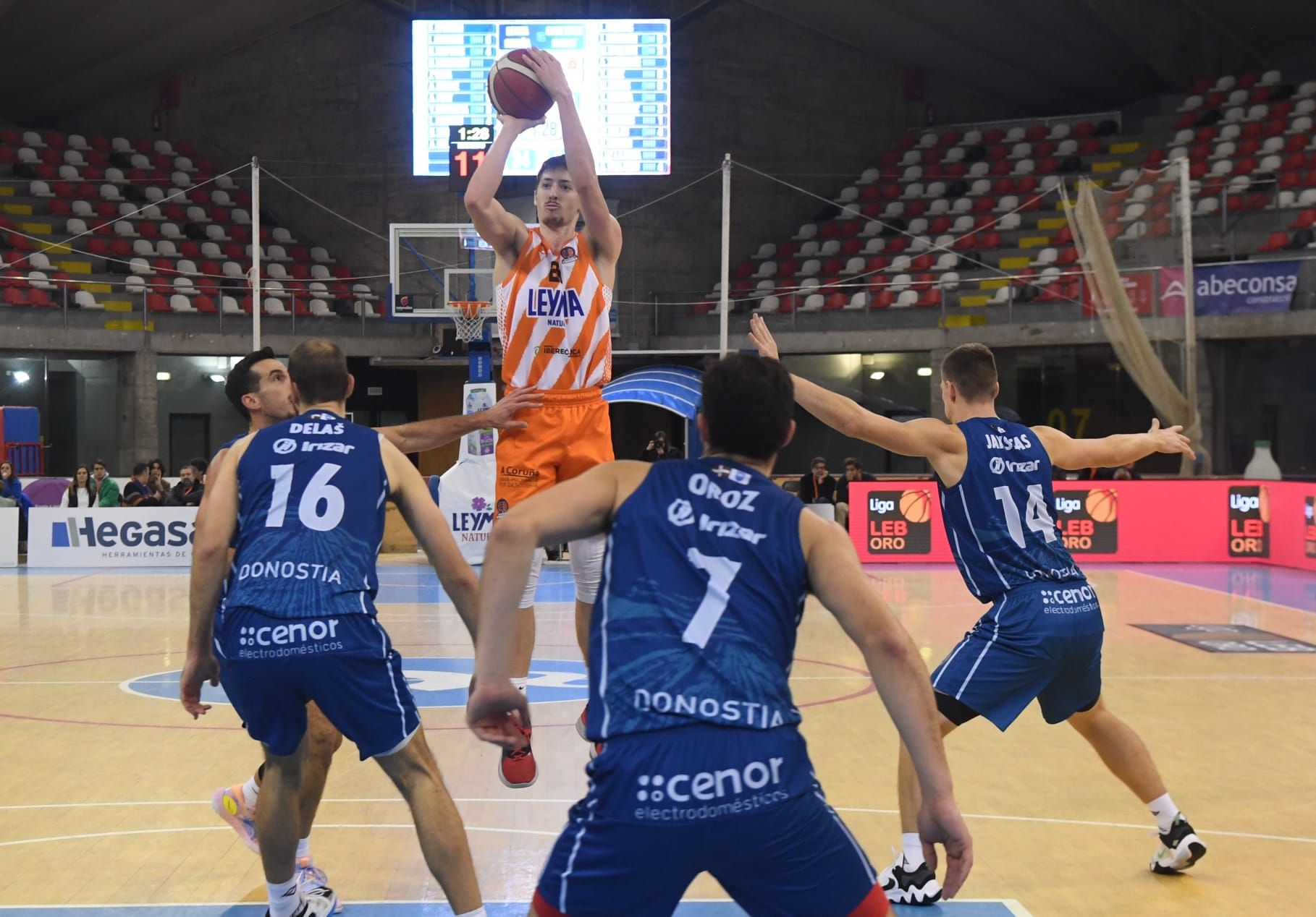 Derrota del Leyma contra el Gipuzkoa (68-81)