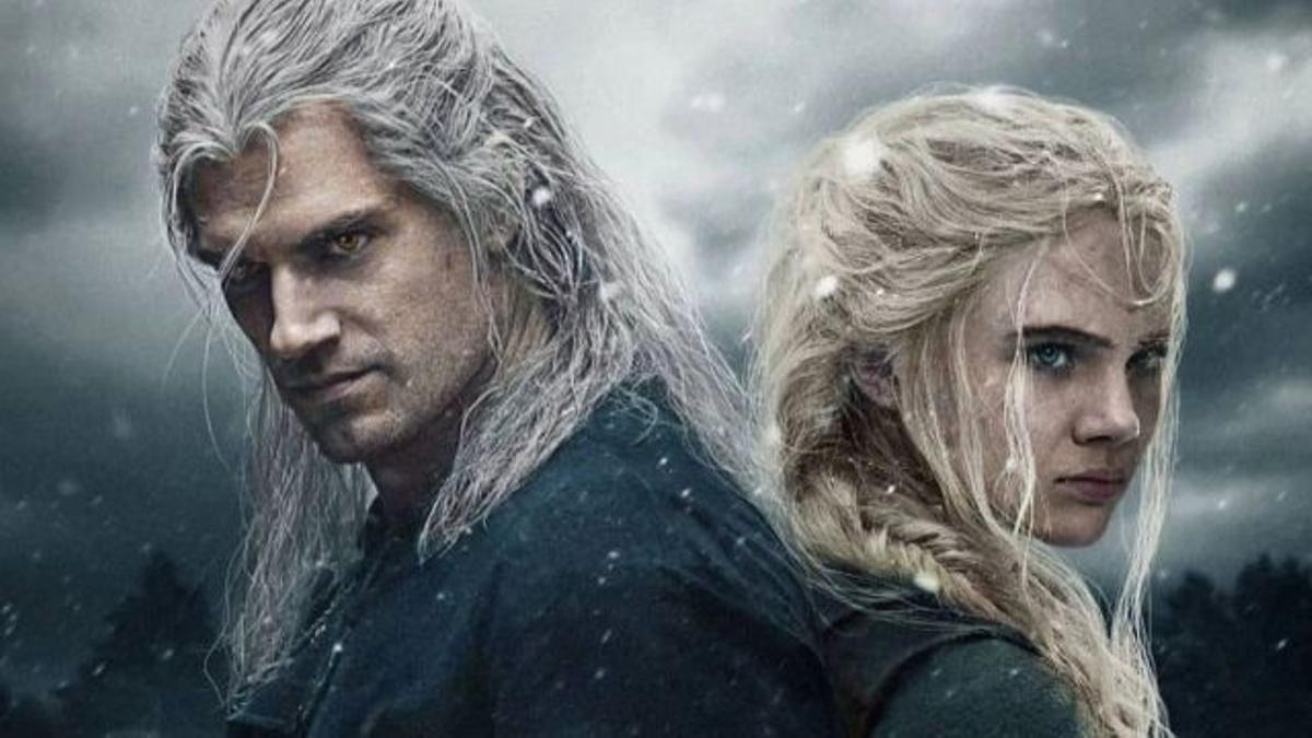 Henry Cavill y Freya Allan como Geralt de Rivia y la Princesa Ciri en 'The Witcher'