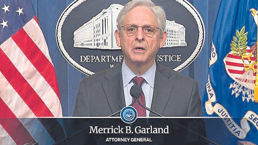 Merrick. B. Garland, ayer durante su comparecencia.