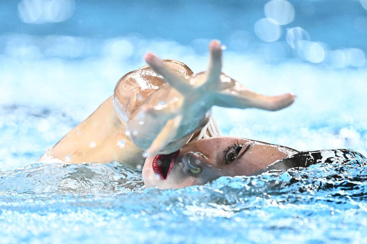 Iris Tió se lleva el oro en el solo técnico de los campeonatos de Europa de natación artística