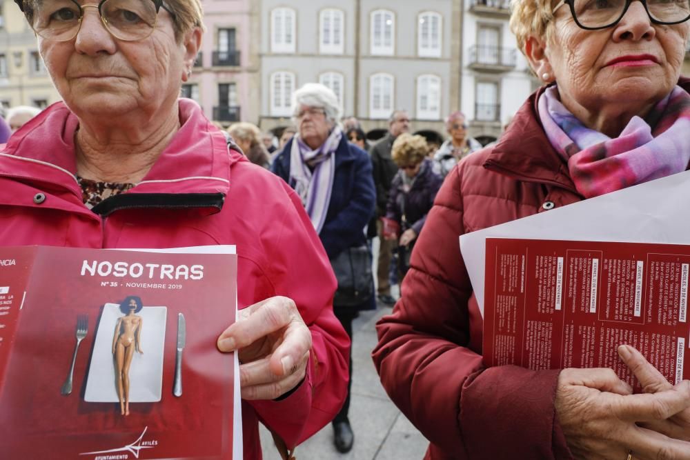 25N: Día contra la violencia de género en Avilés