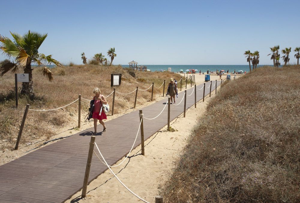 Canet iza sus banderas de calidad y presenta su dispositivo de playa.