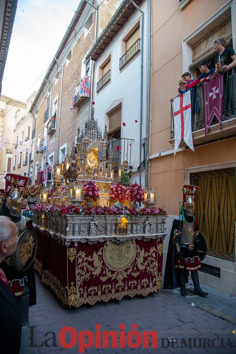 Procesión del Baño y parlamento en las Fiestas de Caravaca