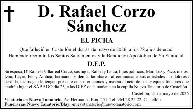 D. Rafael Corzo Sánchez