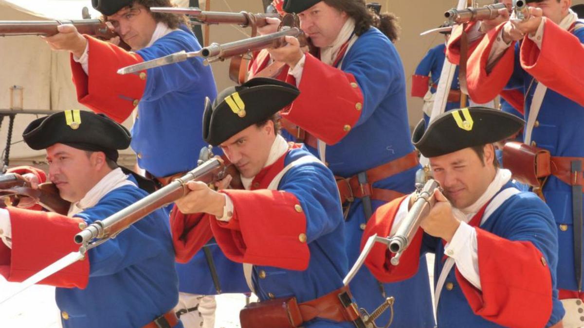 Una de les escenificacions de la Festa dels Miquelets | AJ. OLESA