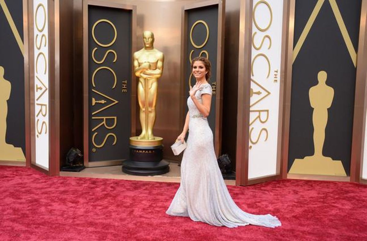 Maria Menounos arriba a la gala dels Oscars, la matinada d’aquest dilluns.