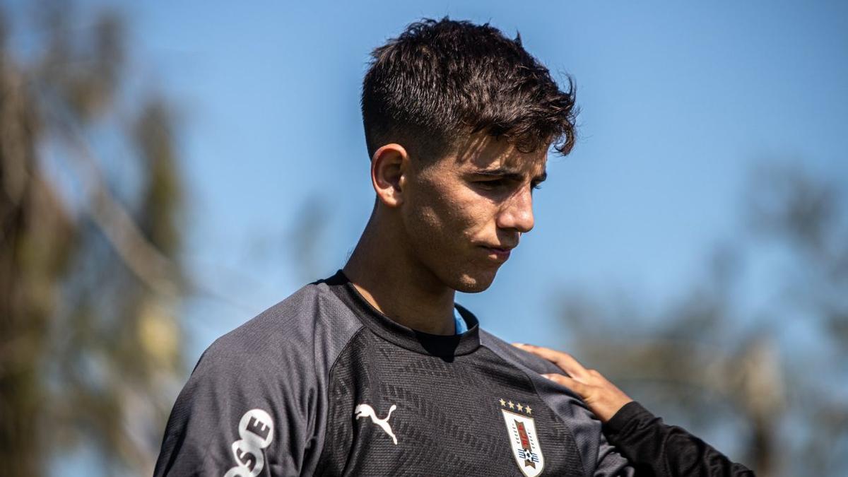 Facu González, convocado con Uruguay