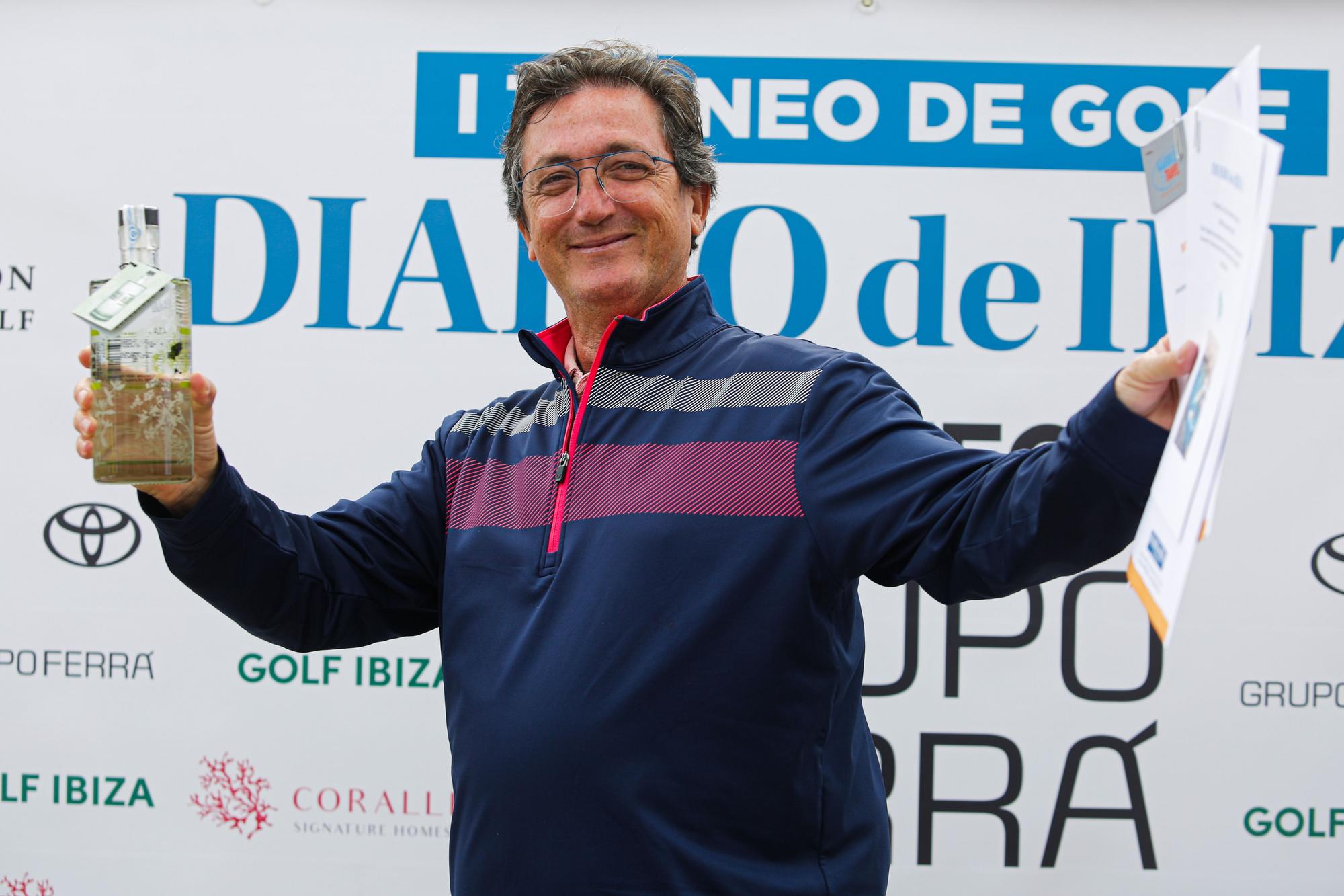 Francisco Javier Bermejo, el primer premiado del sorteo.