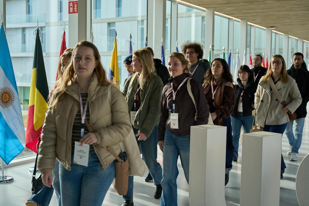De los cerca de 70 estudiantes internacionales se incorporan este semestre a la Universidad de San Jorge