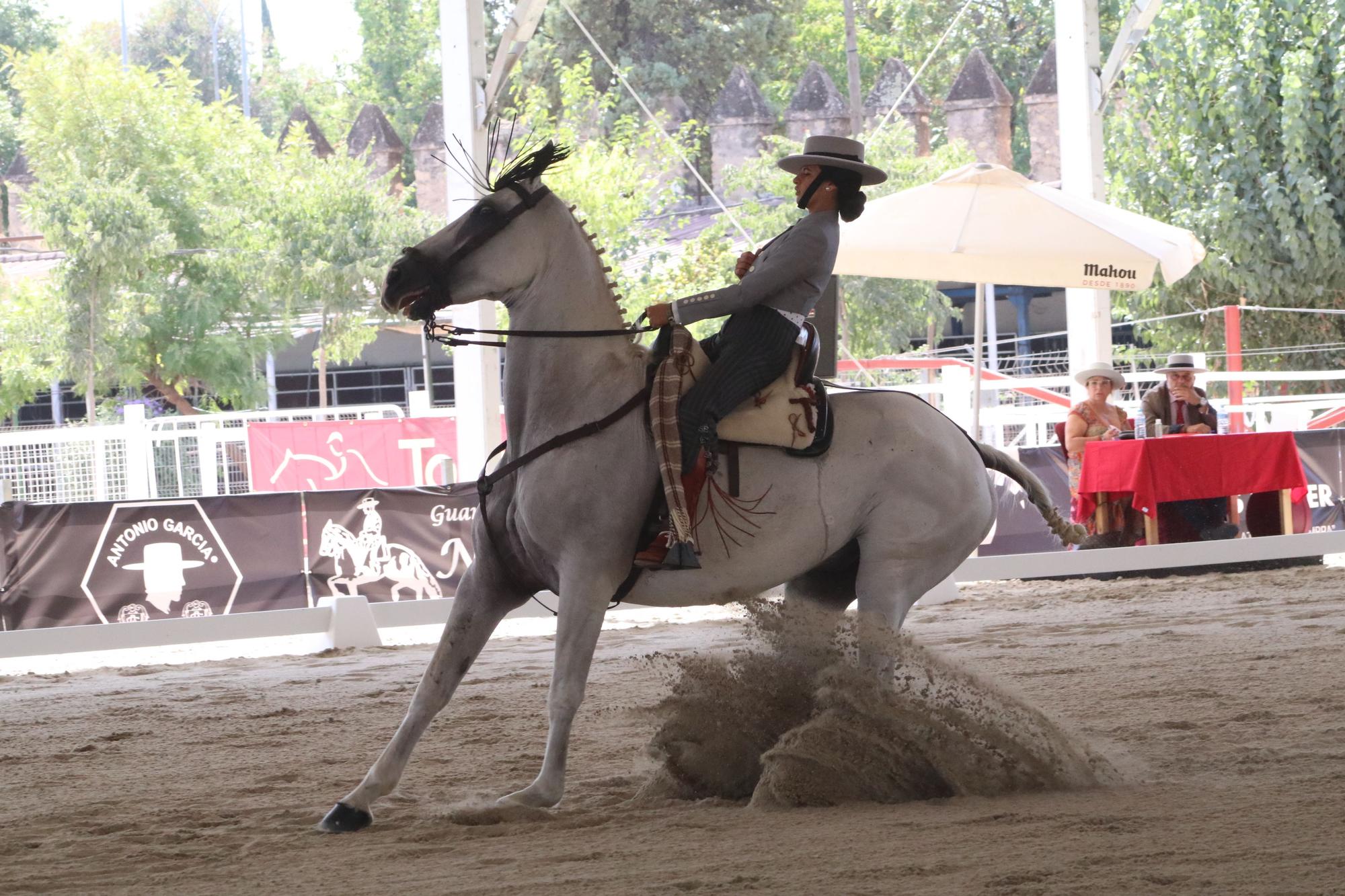 Una de las participantes, durante su exhibición en el campeonato.