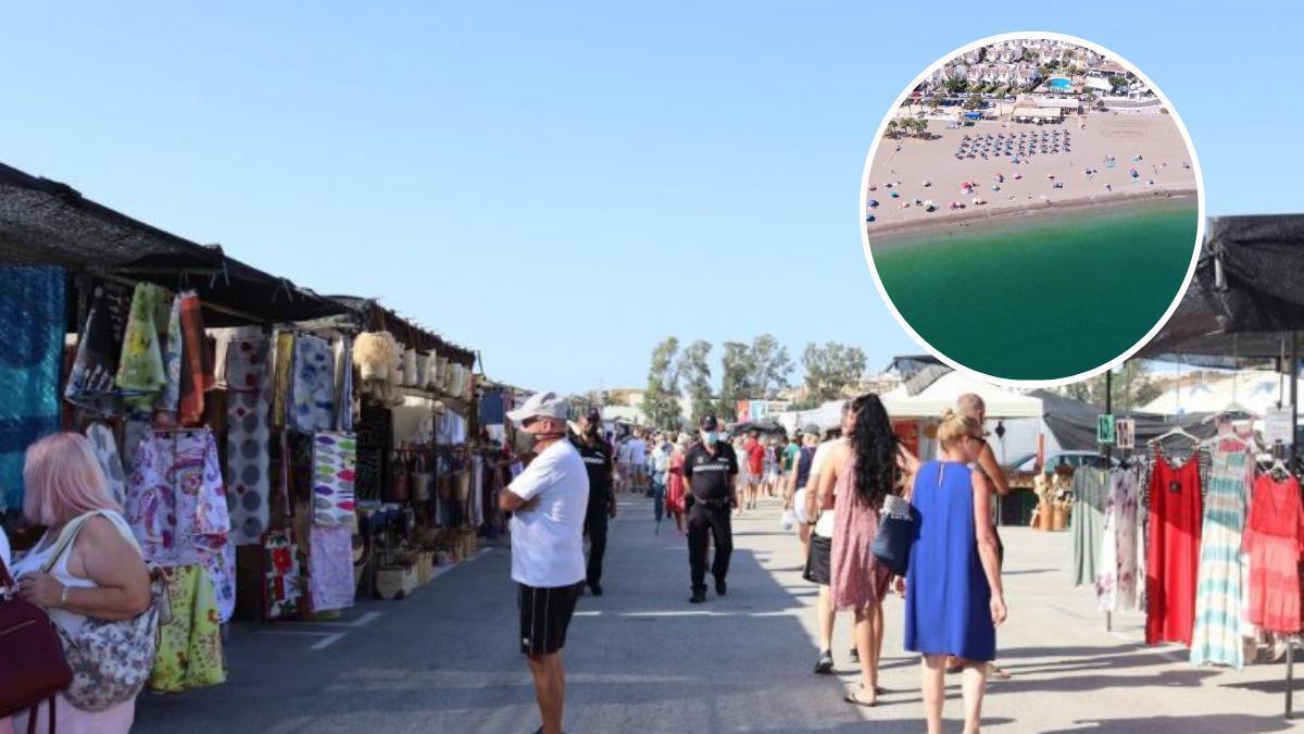 El mercadillo de Málaga con 150 puestos de venta y a minutos de la playa