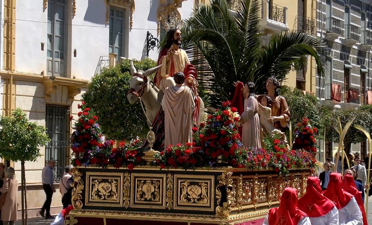 Nuestro Padre Jesús en su Entrada Triunfal en Jerusalén.