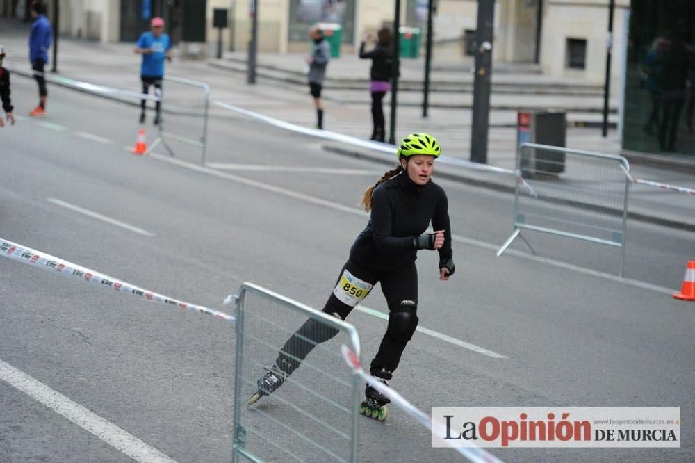 Murcia Maratón. Salida patinadores