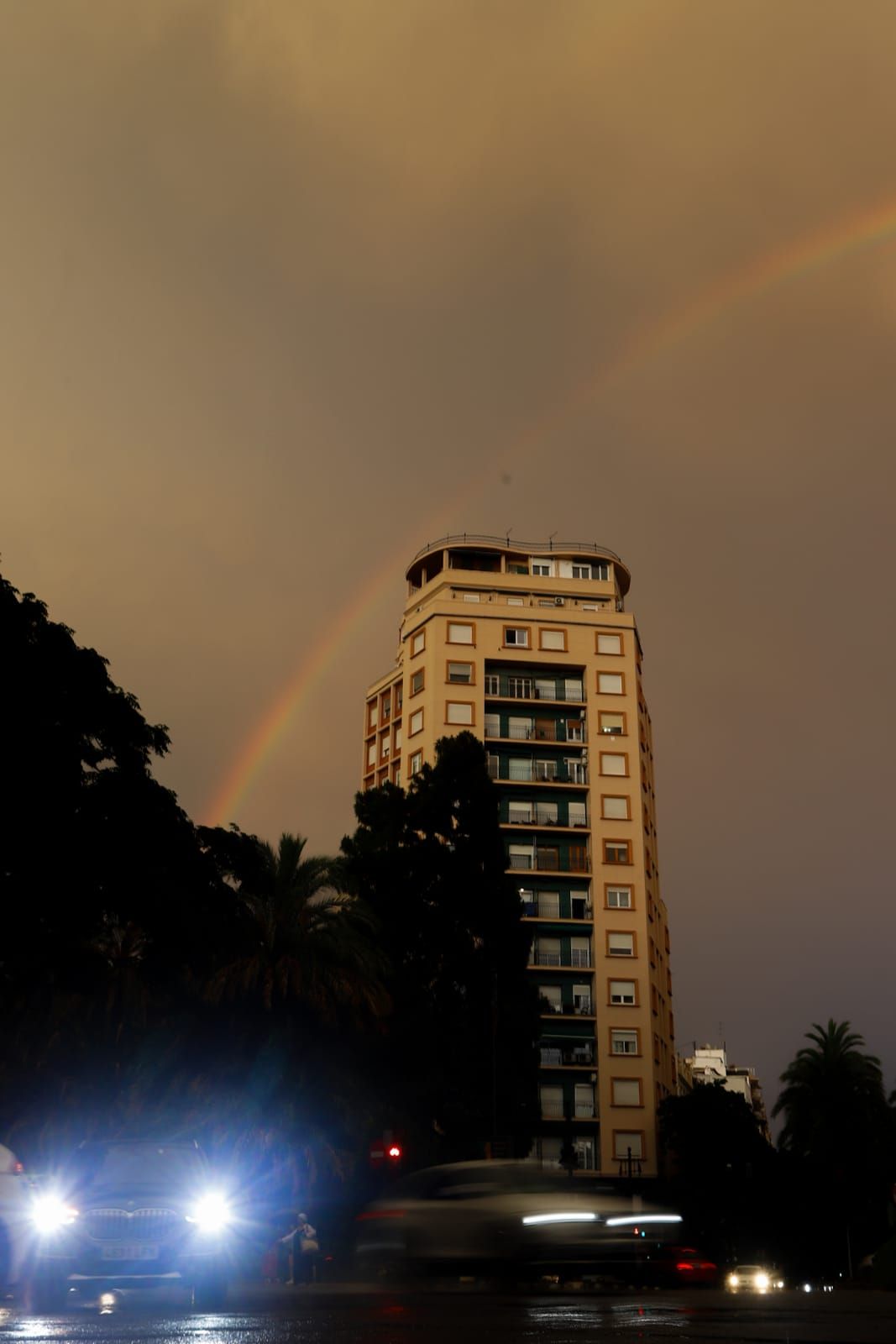 Los espectaculares arco iris que ha dejado la tormenta en Valencia