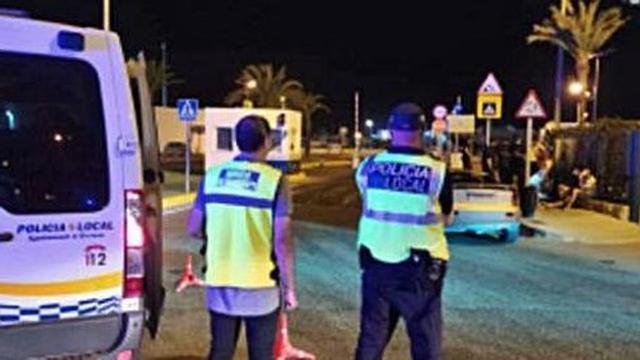 Imagen del dispositivo policial en Vila.