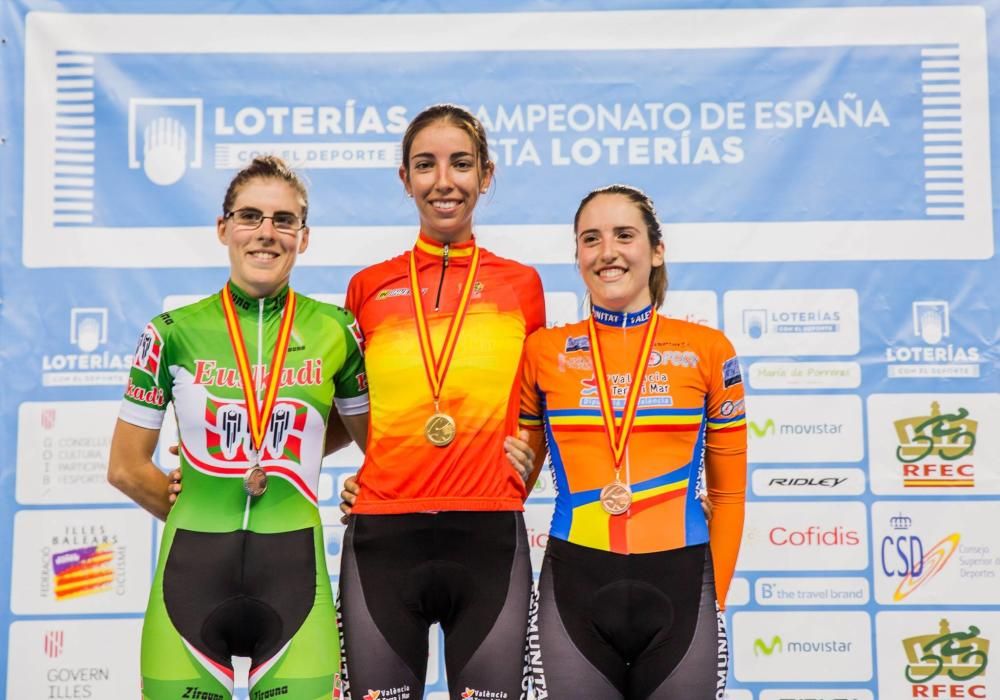 Sandra Alonso logra el título de campeona de España absoluto de persecución