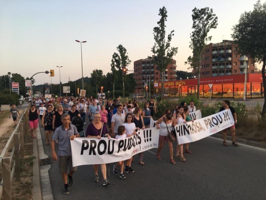 Protesta contra les pudors i els sorolls de la fàbrica Hinojosa a Sarrià