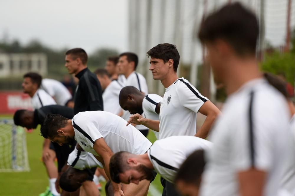 Entrenamiento del Sporting