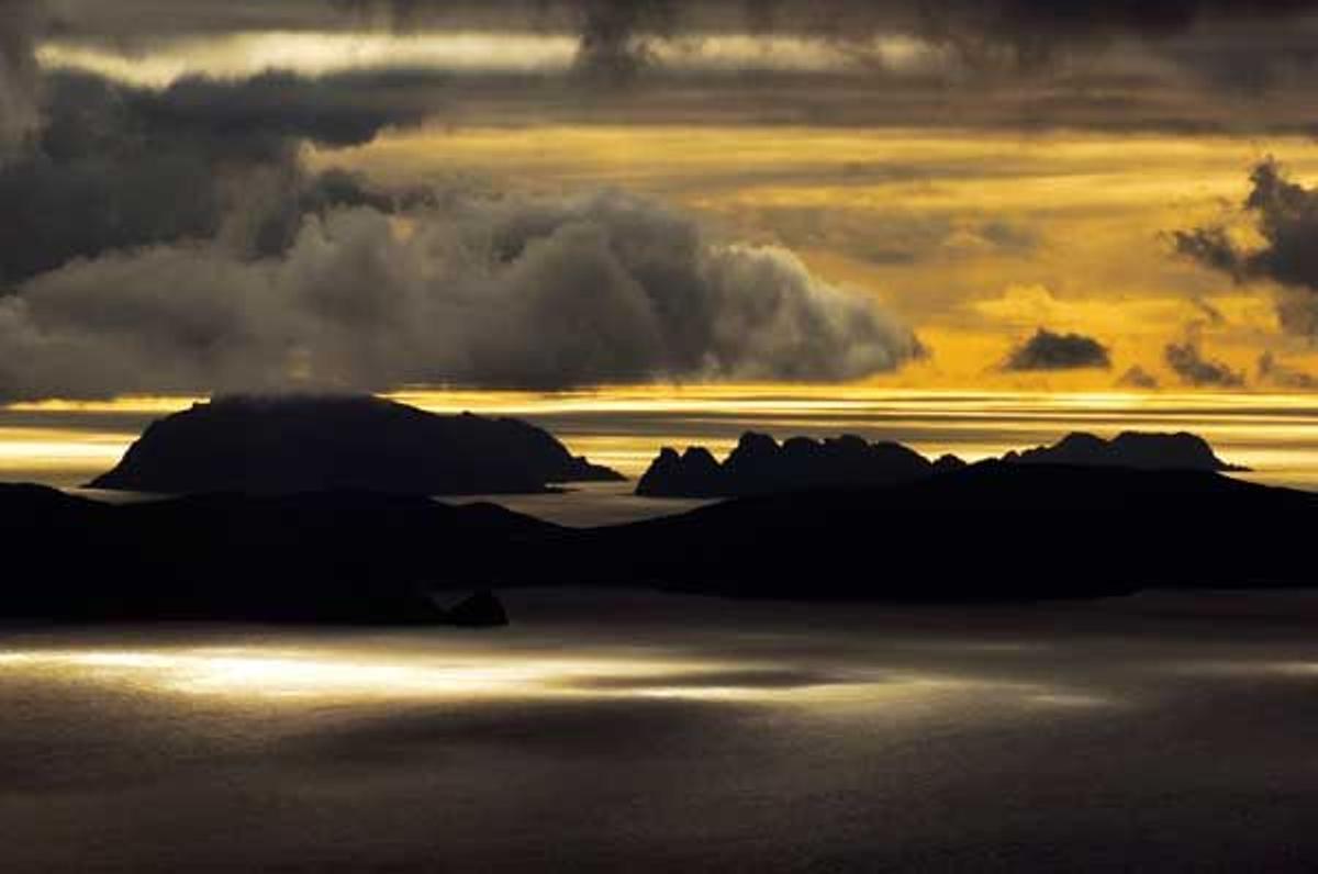 Horizonte de Laponia, en Finlandia.