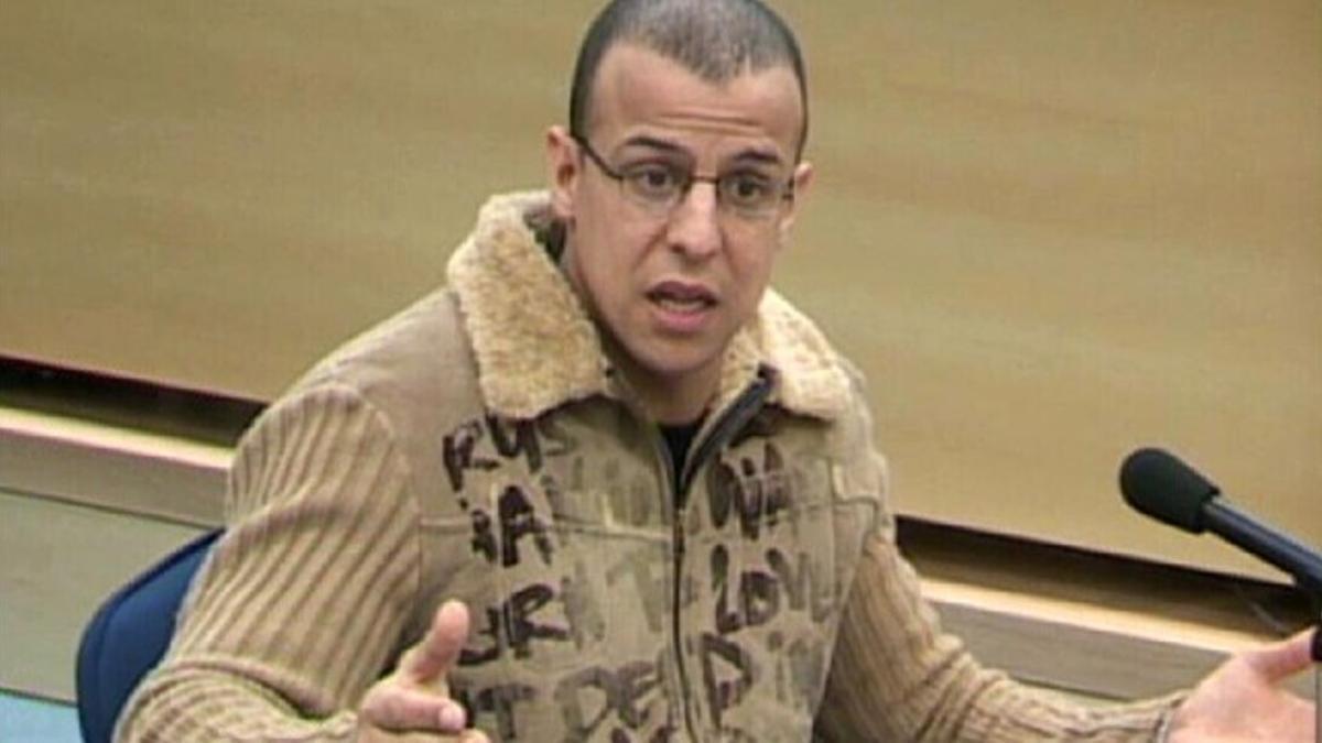 Rafa Zouhier, declarando por el 11-M, en febrero del 2007. AFP