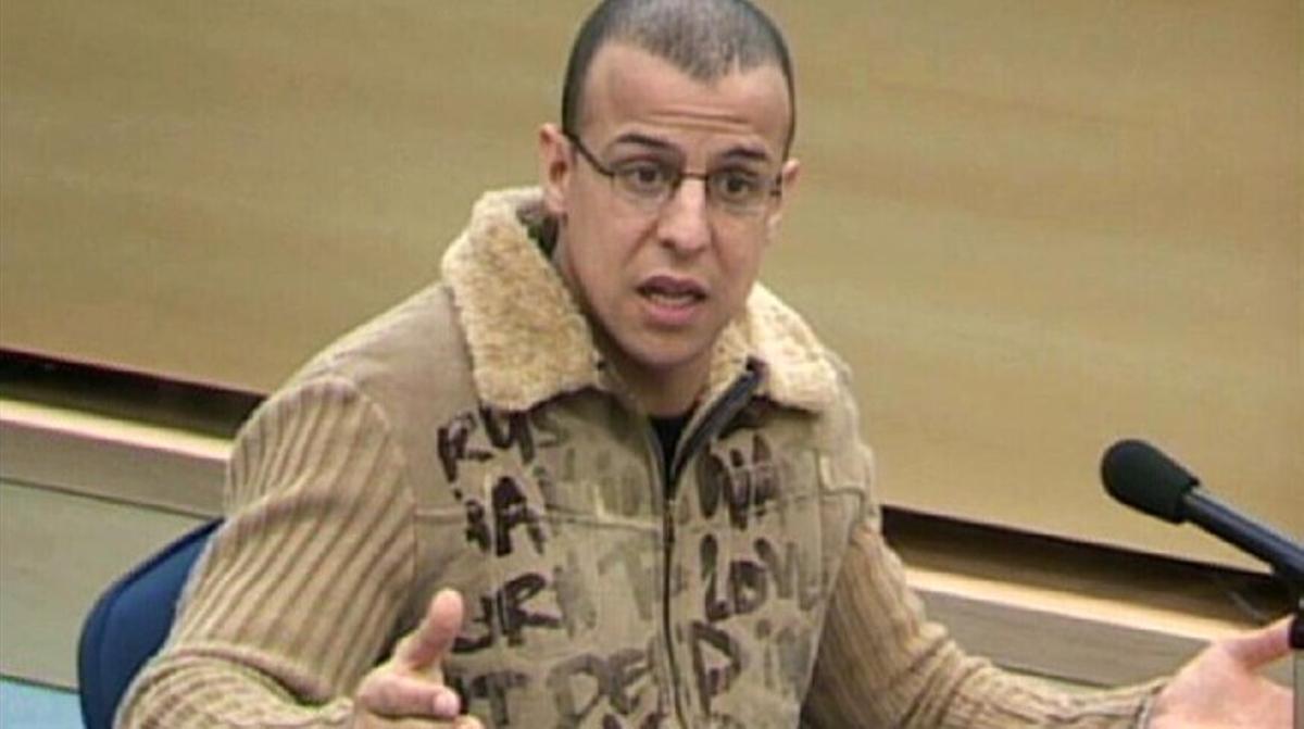 Rafa Zuher, declarant per l’11-M, el febrer del 2007. AFP