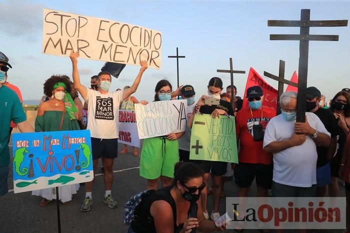 Protesta contra el estado del Mar Menor